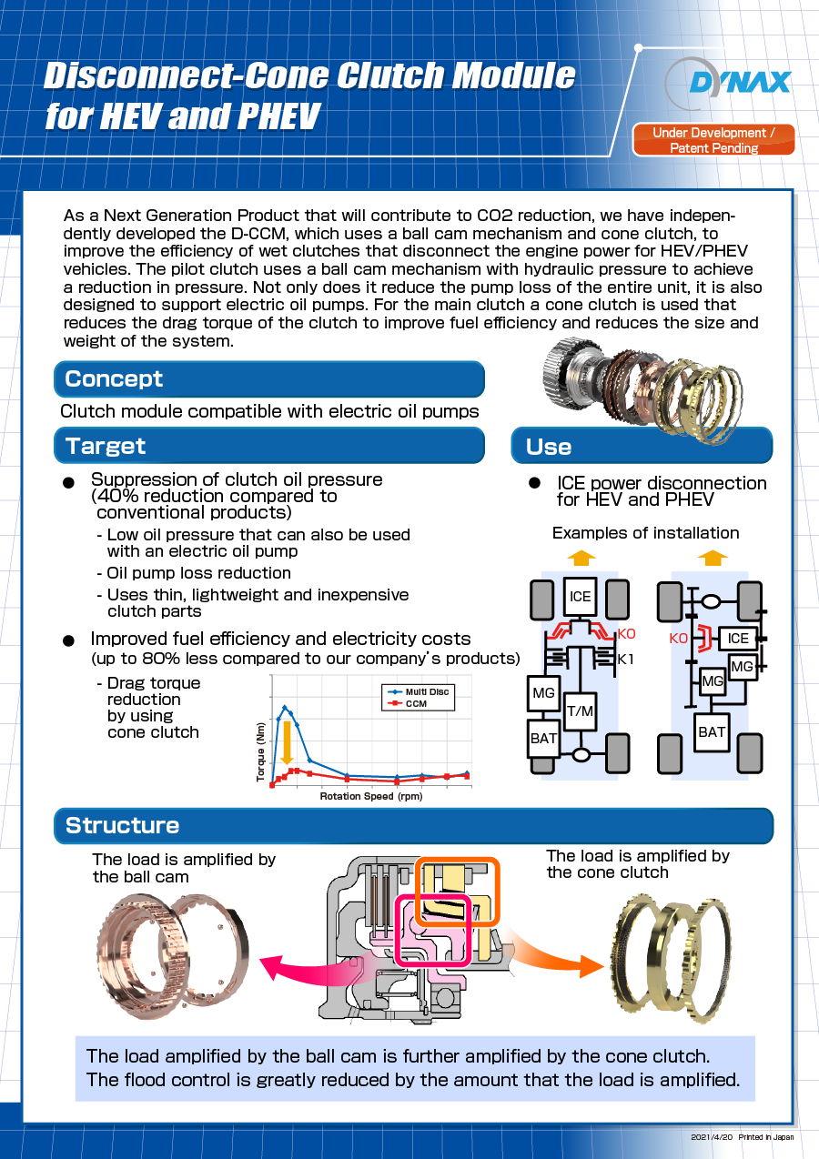 D-CCM for HEV and PHEV
